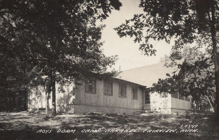 Camp Barakel - Vintage Postcard